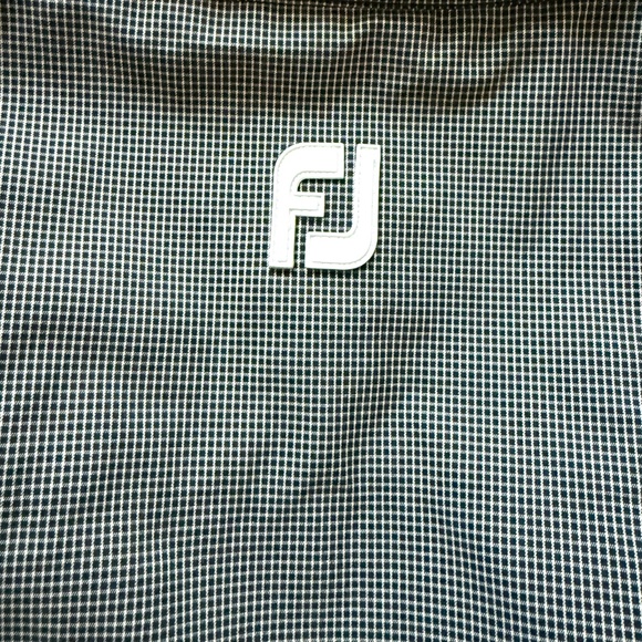 Footjoy DJ Hydrolite Grey/White/Black Full Zip Rain Wind Golf Jacket Mens Medium - Picture 9 of 9